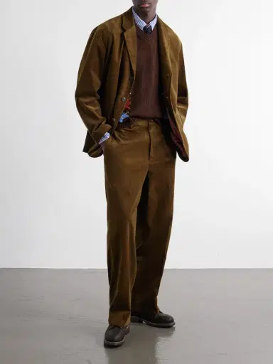 Visvim Broader Straight-Leg Cotton-Corduroy Trousers - Men | Thumbnail 2 Visvim Broader Straight-Leg Cotton-Corduroy Trousers - Men | Thumbnail 2