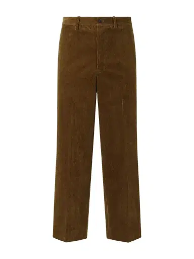 Visvim Broader Straight-Leg Cotton-Corduroy Trousers - Men | Thumbnail 1 Visvim Broader Straight-Leg Cotton-Corduroy Trousers - Men | Thumbnail 1