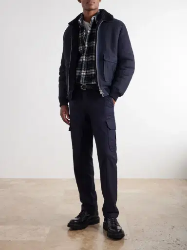 MR P. Straight-Leg Wool-Flannel Cargo Trousers - Men | Thumbnail 2 MR P. Straight-Leg Wool-Flannel Cargo Trousers - Men | Thumbnail 2