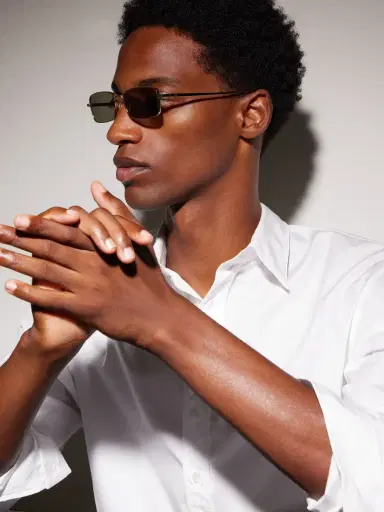 DIOR Eyewear DiorBlackSuit S21U Square-Frame Gold-Tone Sunglasses - Men | Thumbnail 2 DIOR Eyewear DiorBlackSuit S21U Square-Frame Gold-Tone Sunglasses - Men | Thumbnail 2