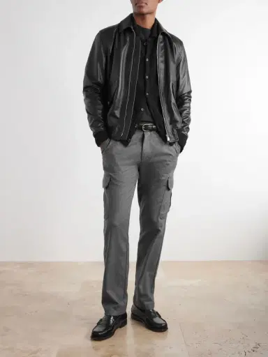 MR P. Straight-Leg Wool-Flannel Cargo Trousers - Men | Thumbnail 2 MR P. Straight-Leg Wool-Flannel Cargo Trousers - Men | Thumbnail 2