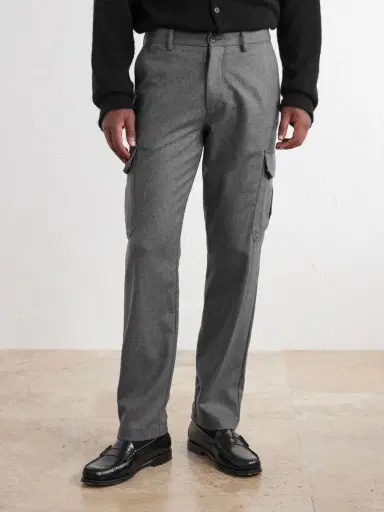 MR P. Straight-Leg Wool-Flannel Cargo Trousers - Men | Thumbnail 3 MR P. Straight-Leg Wool-Flannel Cargo Trousers - Men | Thumbnail 3