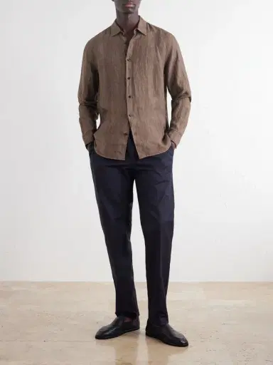 Orlebar Brown Giles Linen Shirt - Men | Thumbnail 2 Orlebar Brown Giles Linen Shirt - Men | Thumbnail 2