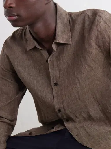 Orlebar Brown Giles Linen Shirt - Men | Thumbnail 5 Orlebar Brown Giles Linen Shirt - Men | Thumbnail 5