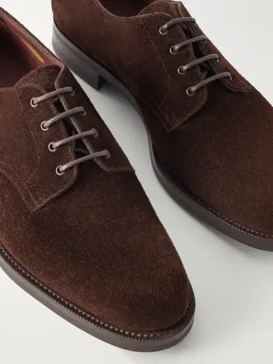 Edward Green Leith Suede Derby Shoes - Men | Thumbnail 5 Edward Green Leith Suede Derby Shoes - Men | Thumbnail 5