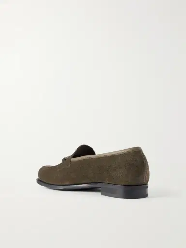 Edward Green Putney Horsebit-Embellished Suede Loafers - Men | Thumbnail 4 Edward Green Putney Horsebit-Embellished Suede Loafers - Men | Thumbnail 4