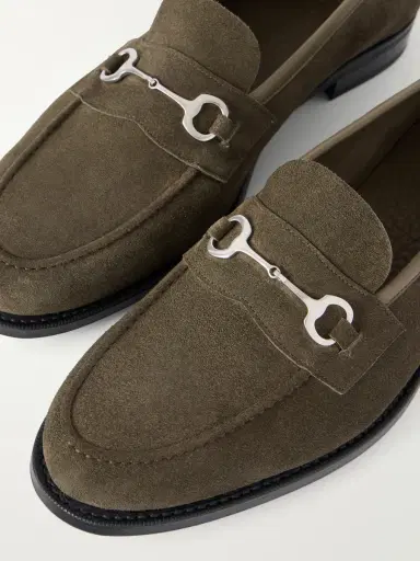 Edward Green Putney Horsebit-Embellished Suede Loafers - Men | Thumbnail 5 Edward Green Putney Horsebit-Embellished Suede Loafers - Men | Thumbnail 5