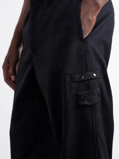 Stone Island STONE ISLAND GHOST Tapered Wool and Nylon-Blend Flannel Drawstring Trousers - Men | Thumbnail 5 Stone Island STONE ISLAND GHOST Tapered Wool and Nylon-Blend Flannel Drawstring Trousers - Men | Thumbnail 5