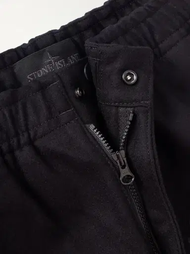 Stone Island STONE ISLAND GHOST Tapered Wool and Nylon-Blend Flannel Drawstring Trousers - Men | Thumbnail 6 Stone Island STONE ISLAND GHOST Tapered Wool and Nylon-Blend Flannel Drawstring Trousers - Men | Thumbnail 6