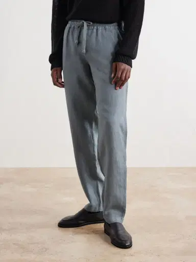 FEDELI Straight-Leg Linen Drawstring Trousers - Men | Thumbnail 3 FEDELI Straight-Leg Linen Drawstring Trousers - Men | Thumbnail 3