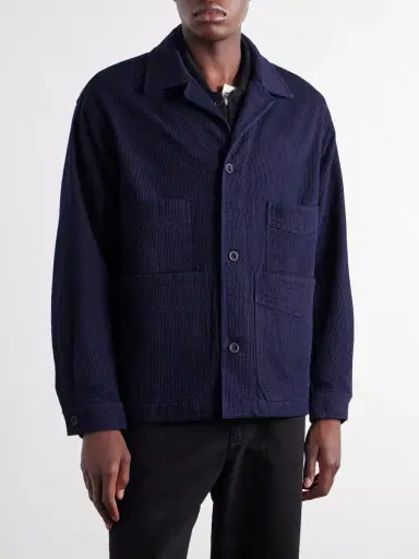 FrizmWORKS Waffle-Knit Cotton Jacket - Men | Thumbnail 3 FrizmWORKS Waffle-Knit Cotton Jacket - Men | Thumbnail 3