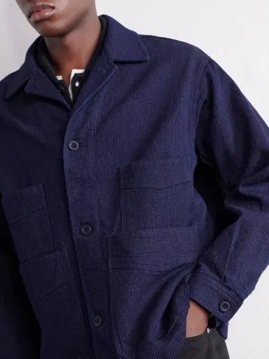 FrizmWORKS Waffle-Knit Cotton Jacket - Men | Thumbnail 5 FrizmWORKS Waffle-Knit Cotton Jacket - Men | Thumbnail 5