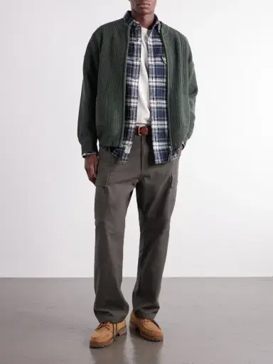 FrizmWORKS Ribbed-Knit Wool-Blend Zip-Up Cardigan - Men | Thumbnail 2 FrizmWORKS Ribbed-Knit Wool-Blend Zip-Up Cardigan - Men | Thumbnail 2