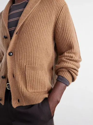 MR P. Ribbed Wool and Cashmere-Blend Cardigan - Men | Thumbnail 5 MR P. Ribbed Wool and Cashmere-Blend Cardigan - Men | Thumbnail 5