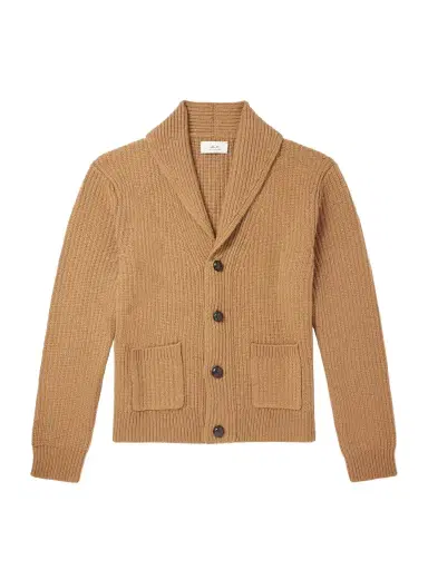 MR P. Ribbed Wool and Cashmere-Blend Cardigan - Men | Thumbnail 1 MR P. Ribbed Wool and Cashmere-Blend Cardigan - Men | Thumbnail 1