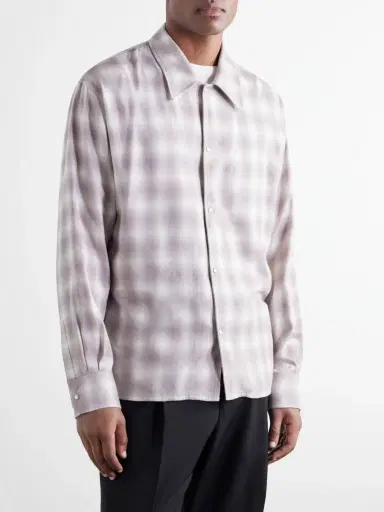 Second/Layer Checked Cotton-Flannel Shirt - Men | Thumbnail 3 Second/Layer Checked Cotton-Flannel Shirt - Men | Thumbnail 3