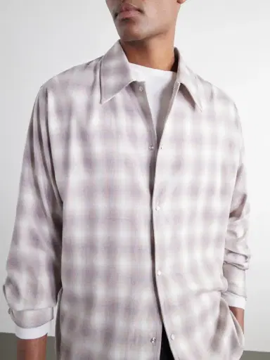 Second/Layer Checked Cotton-Flannel Shirt - Men | Thumbnail 5 Second/Layer Checked Cotton-Flannel Shirt - Men | Thumbnail 5