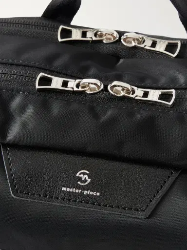 Master-Piece Proress Leather-Trimmed Twill Messenger Bag - Men | Thumbnail 5 Master-Piece Proress Leather-Trimmed Twill Messenger Bag - Men | Thumbnail 5