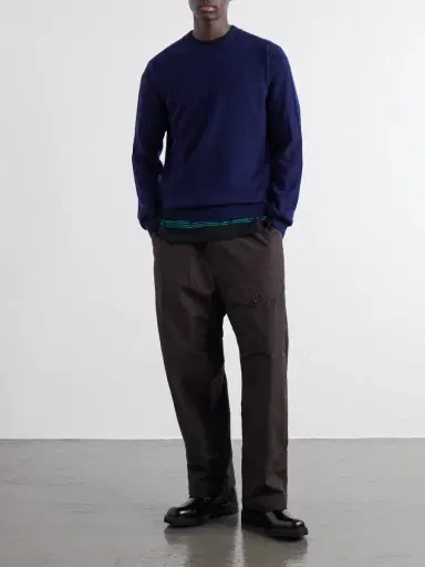 Comme des Garçons SHIRT Ribbed Wool Sweater - Men | Thumbnail 2 Comme des Garçons SHIRT Ribbed Wool Sweater - Men | Thumbnail 2