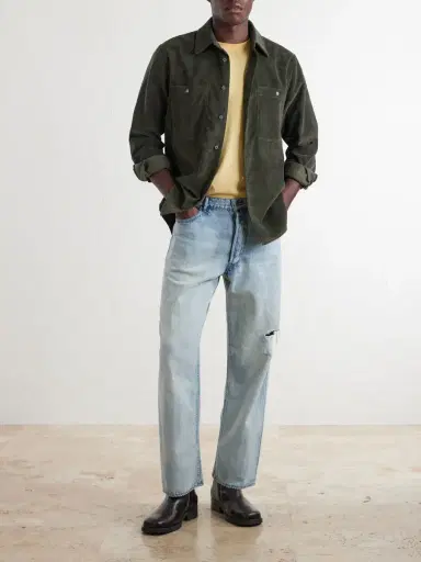 MR P. Cotton and Cashmere-Blend Corduroy Shirt - Men | Thumbnail 2 MR P. Cotton and Cashmere-Blend Corduroy Shirt - Men | Thumbnail 2