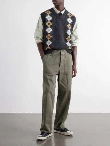 Visvim Diamante Wool and Cashmere-Blend Vest - Men | Thumbnail 2 Visvim Diamante Wool and Cashmere-Blend Vest - Men | Thumbnail 2