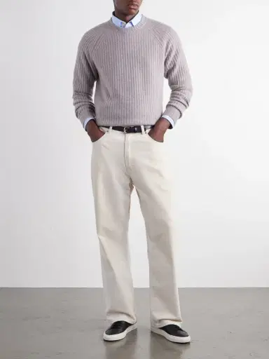 MR P. Ribbed Cashmere Sweater - Men | Thumbnail 2 MR P. Ribbed Cashmere Sweater - Men | Thumbnail 2