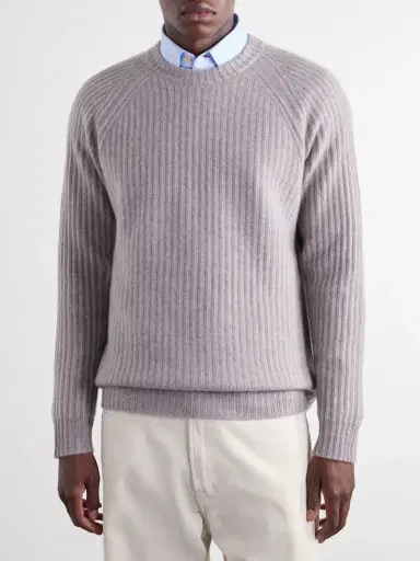 MR P. Ribbed Cashmere Sweater - Men | Thumbnail 3 MR P. Ribbed Cashmere Sweater - Men | Thumbnail 3