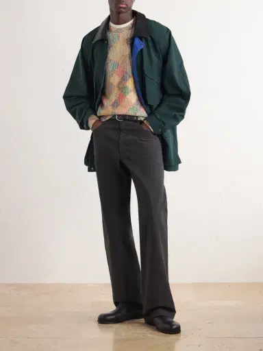 Aimé Leon Dore Checked Cotton Sweater - Men | Thumbnail 2 Aimé Leon Dore Checked Cotton Sweater - Men | Thumbnail 2