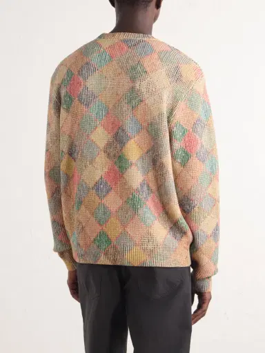 Aimé Leon Dore Checked Cotton Sweater - Men | Thumbnail 4 Aimé Leon Dore Checked Cotton Sweater - Men | Thumbnail 4