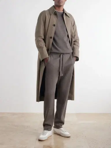 Thom Sweeney Straight-Leg Wool Sweatpants - Men | Thumbnail 2 Thom Sweeney Straight-Leg Wool Sweatpants - Men | Thumbnail 2