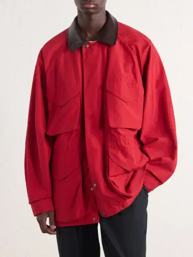 Aimé Leon Dore Leather-Trimmed Cotton-Blend Jacket - Men | Thumbnail 3 Aimé Leon Dore Leather-Trimmed Cotton-Blend Jacket - Men | Thumbnail 3