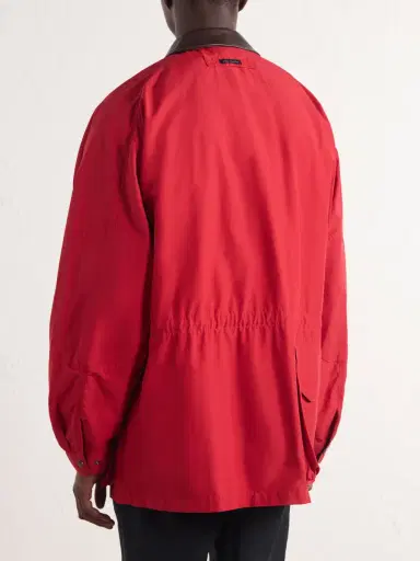 Aimé Leon Dore Leather-Trimmed Cotton-Blend Jacket - Men | Thumbnail 4 Aimé Leon Dore Leather-Trimmed Cotton-Blend Jacket - Men | Thumbnail 4