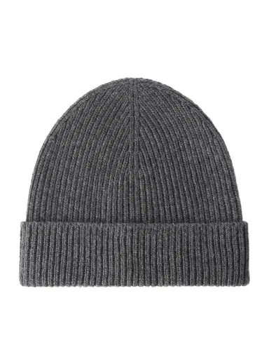 Johnstons of Elgin Ribbed Cashmere Beanie - Men | Thumbnail 1 Johnstons of Elgin Ribbed Cashmere Beanie - Men | Thumbnail 1