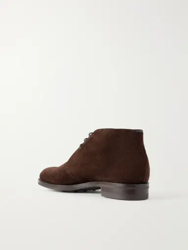 Edward Green Lanark Waxed-Suede Desert Boots - Men | Thumbnail 4 Edward Green Lanark Waxed-Suede Desert Boots - Men | Thumbnail 4