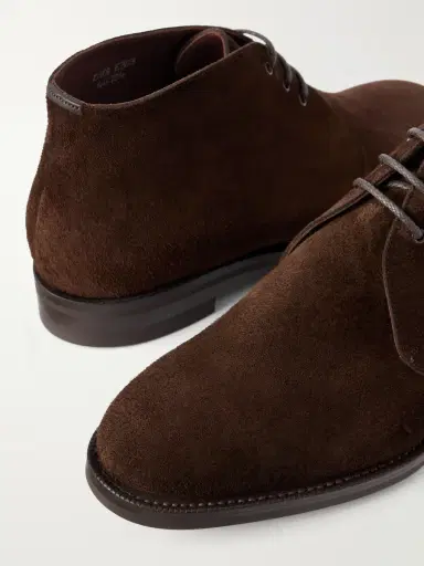 Edward Green Lanark Waxed-Suede Desert Boots - Men | Thumbnail 5 Edward Green Lanark Waxed-Suede Desert Boots - Men | Thumbnail 5