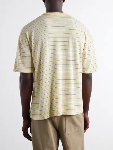 Visvim Jumbo Border Striped Wool and Cotton-Blend T-Shirt - Men | Thumbnail 4 Visvim Jumbo Border Striped Wool and Cotton-Blend T-Shirt - Men | Thumbnail 4