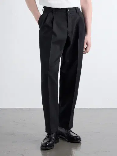 Neighborhood Tapered Pleated Twill Trousers - Men | Thumbnail 3 Neighborhood Tapered Pleated Twill Trousers - Men | Thumbnail 3