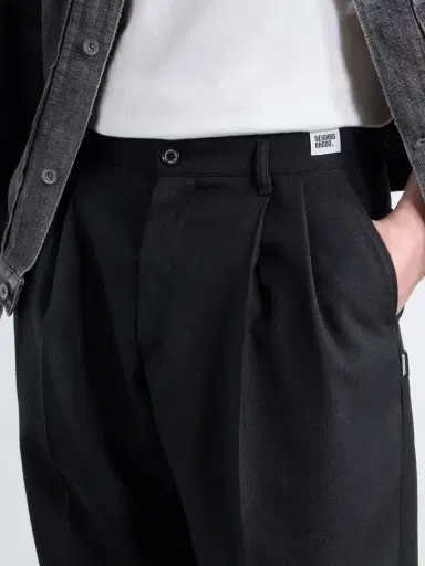 Neighborhood Tapered Pleated Twill Trousers - Men | Thumbnail 5 Neighborhood Tapered Pleated Twill Trousers - Men | Thumbnail 5