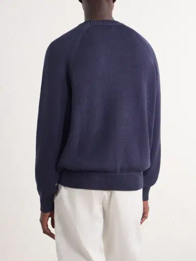 Aimé Leon Dore Logo-Embroidered Cotton Sweater - Men | Thumbnail 4 Aimé Leon Dore Logo-Embroidered Cotton Sweater - Men | Thumbnail 4