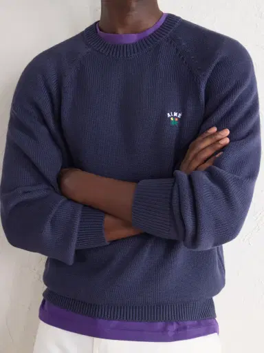 Aimé Leon Dore Logo-Embroidered Cotton Sweater - Men | Thumbnail 5 Aimé Leon Dore Logo-Embroidered Cotton Sweater - Men | Thumbnail 5