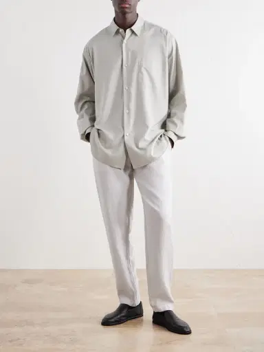 FEDELI Straight-Leg Linen Drawstring Trousers - Men | Thumbnail 2 FEDELI Straight-Leg Linen Drawstring Trousers - Men | Thumbnail 2