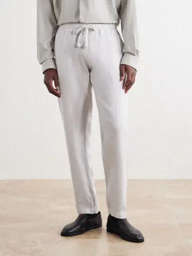 FEDELI Straight-Leg Linen Drawstring Trousers - Men | Thumbnail 3 FEDELI Straight-Leg Linen Drawstring Trousers - Men | Thumbnail 3