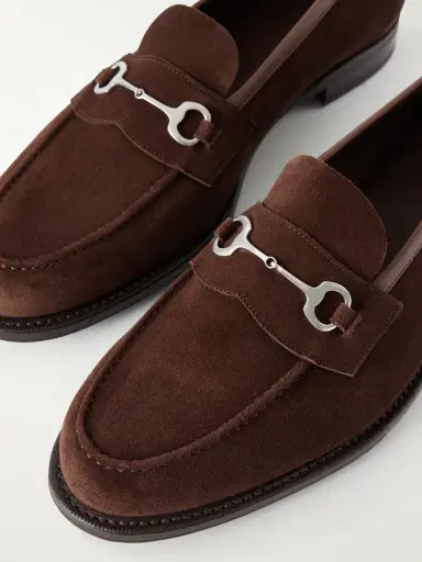 Edward Green Putney Horsebit-Embellished Suede Loafers - Men | Thumbnail 5 Edward Green Putney Horsebit-Embellished Suede Loafers - Men | Thumbnail 5