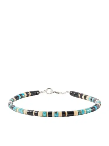 Peyote Bird Yellowstone Sterling Silver Multi-Stone Bracelet - Men | Thumbnail 1 Peyote Bird Yellowstone Sterling Silver Multi-Stone Bracelet - Men | Thumbnail 1