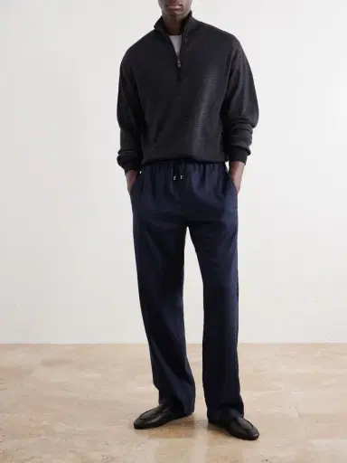Frescobol Carioca Heitor Merino Wool Half-Zip Sweater - Men | Thumbnail 2 Frescobol Carioca Heitor Merino Wool Half-Zip Sweater - Men | Thumbnail 2
