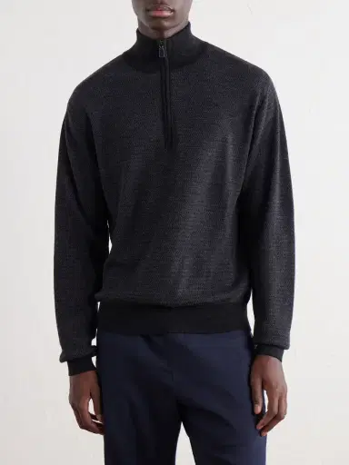 Frescobol Carioca Heitor Merino Wool Half-Zip Sweater - Men | Thumbnail 3 Frescobol Carioca Heitor Merino Wool Half-Zip Sweater - Men | Thumbnail 3