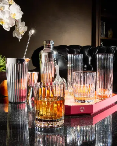 Baccarat Octagon Small Lacquered Tray, 13" | Thumbnail 4 Baccarat Octagon Small Lacquered Tray, 13" | Thumbnail 4