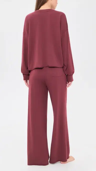 Polo Ralph Lauren Crew Neck/Wide Leg Pants Set | Thumbnail 3 Polo Ralph Lauren Crew Neck/Wide Leg Pants Set | Thumbnail 3