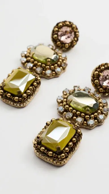 Deepa Gurnani Rehman Earrings | Thumbnail 4 Deepa Gurnani Rehman Earrings | Thumbnail 4