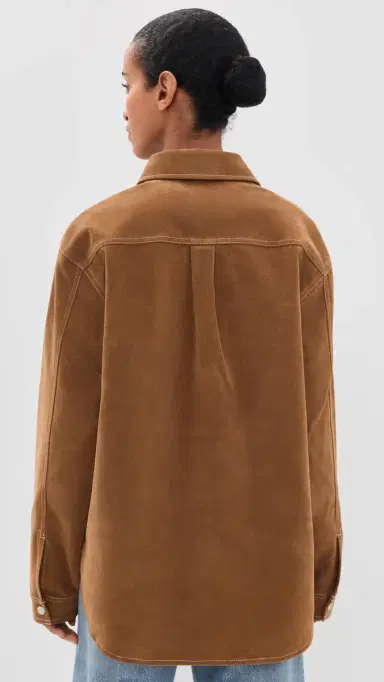 GOOD AMERICAN The Better Than Suede Overshirt | Thumbnail 3 GOOD AMERICAN The Better Than Suede Overshirt | Thumbnail 3